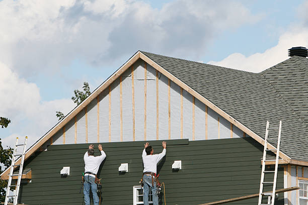 Professional Siding Contractor technician working in Rixeyville, VA